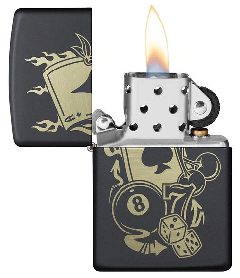 Zippo vžigalnik 49257 Gambling